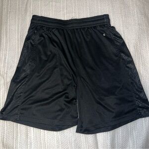 Men's Black Performance Athletic Shorts